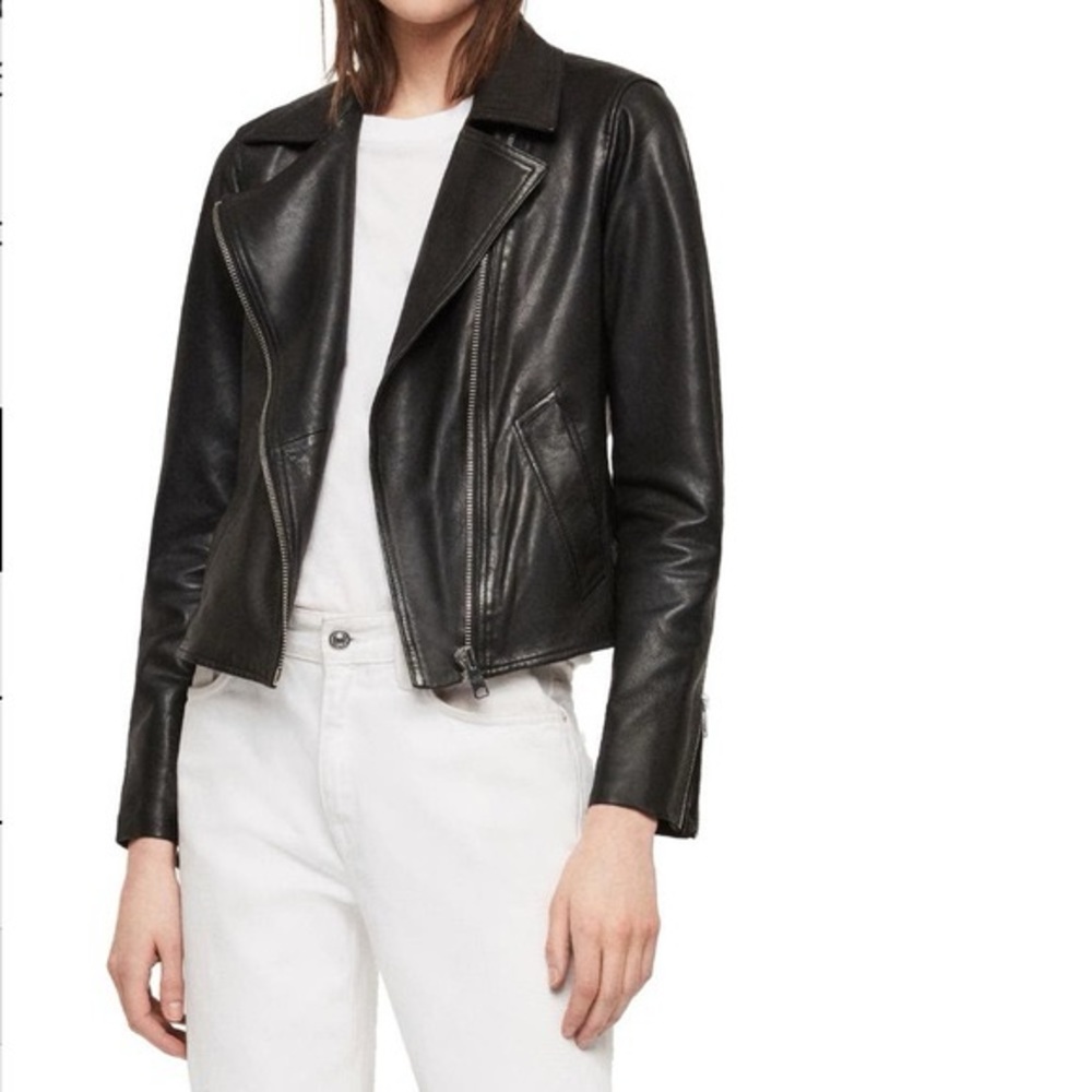 ALLSAINTS vela leather biker jacket